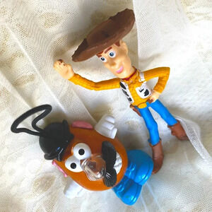 Disney Toy Story Action Figures Woody & Mr Potato Head Miniatures